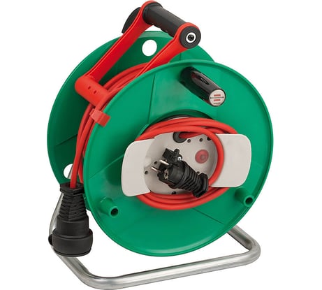 Садовый удлинитель на катушке 40м 3х1.5 IP44 ATN05V3V3F 3G1.5 до минус 35 градусов BRENNENSTUHL GARANT Bremaxx 1188470