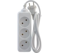 Сетевой удлинитель СТАРТ 3 розетки 1,5 метра без заземления 14095