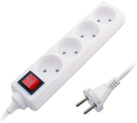 Сетевой удлинитель СТАРТ (14285) 4 розетки 5 метров с выключателем без заземл 11021