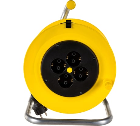 Силовой удлинитель на катушке Inforce К4-Е-25 ПВС 3x1.5 25м 4 розетки 25125