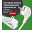 Сетевой фильтр SONNEN spw-505, 5 розеток с заземлением, выключатель, 10 а, 5 м, белый, 513655 3