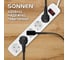 Сетевой фильтр SONNEN spw-505, 5 розеток с заземлением, выключатель, 10 а, 5 м, белый, 513655 8
