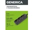 Удлинитель GENERICA у03 3 места с/з 5м 3x1мм2 10а 250в чер. WYP10-10-03-05-Z-K02-G 2
