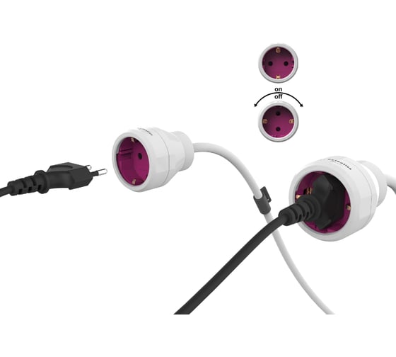 Сетевой удлинитель Allocacoc PowerExtension 5m cable 8002/EUPE5M