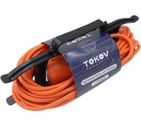 Удлинитель-шнур TOKOV ELECTRIC на рамке 1x10м без заземл. 6а ip44 2x0.75 с защ. крышкой TKE-SR10-075