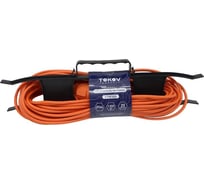 Удлинитель-шнур TOKOV ELECTRIC на рамке 1x20м без заземл. 6а ip44 2x0.75 с защ. крышкой TKE-SR20-075