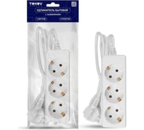 Удлинитель TOKOV ELECTRIC 3x5м с заземл. 16а 3x1 TKE-C01-BU3-5-1-Z