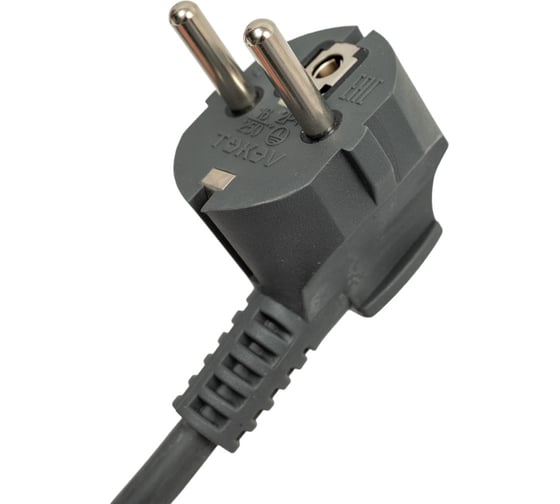 Удлинитель с сетевым фильтром TOKOV ELECTRIC 5x5м с заземл. с выкл. 16а с защ. от скачков напр. и перегрузок 3x1 сер. TKE-C06-SF5-5-ZV