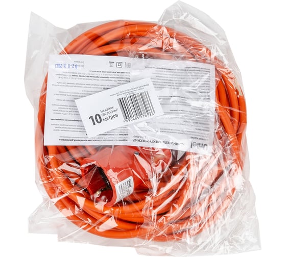 Силовой удлинитель в бухте Uniel yxз16-101 /uck-1n/3x1,50/10m/o orange UL-00010796
