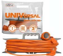 Удлинитель шнур на рамке UNIVersal УШ-10 IP-54 ПВС 3*0.75 1гн. з/к 50 м 9632026
