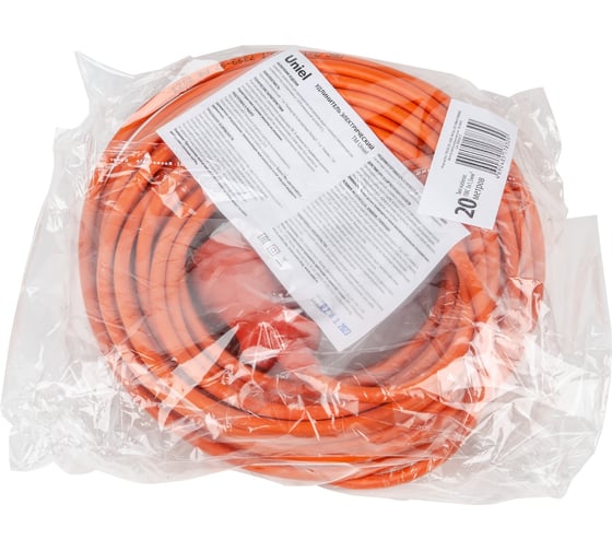Силовой удлинитель в бухте Uniel yxз16-101 /uck-1n/3x1,50/20m/o orange UL-00010797