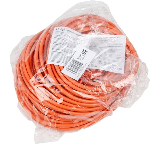 Силовой удлинитель в бухте Uniel yxз16-101 /uck-1n/3x1,50/30m/o orange UL-00010798