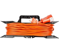 Силовой удлинитель на рамке Uniel yx10-101 /uck-1n/2x1,00/20m/f orange UL-00010800