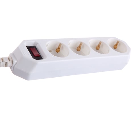 Сетевой фильтр ЭРА USF-M-4es-1.5m-W белый Б0019741