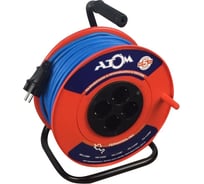 Удлинитель на катушке АТЛАНТ ПВС 2x1 30 м 40097