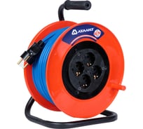 Удлинитель на катушке АТЛАНТ ПВС 2x1.5 50 м 40100