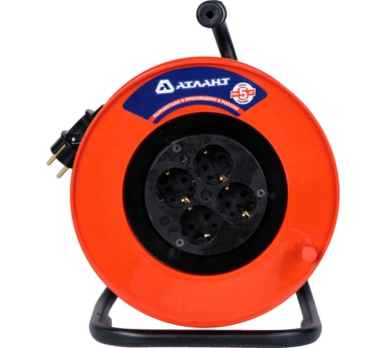 Удлинитель на катушке АТЛАНТ ПВС 3x1 50 м 40102