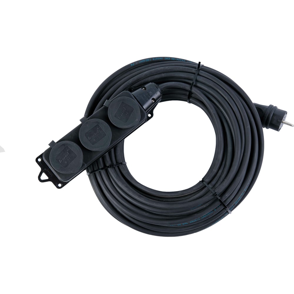 Силовой удлинитель АТЛАНТ КГ 3x2.5 3 гнезда 20 м 40010 - выгодная цена ...