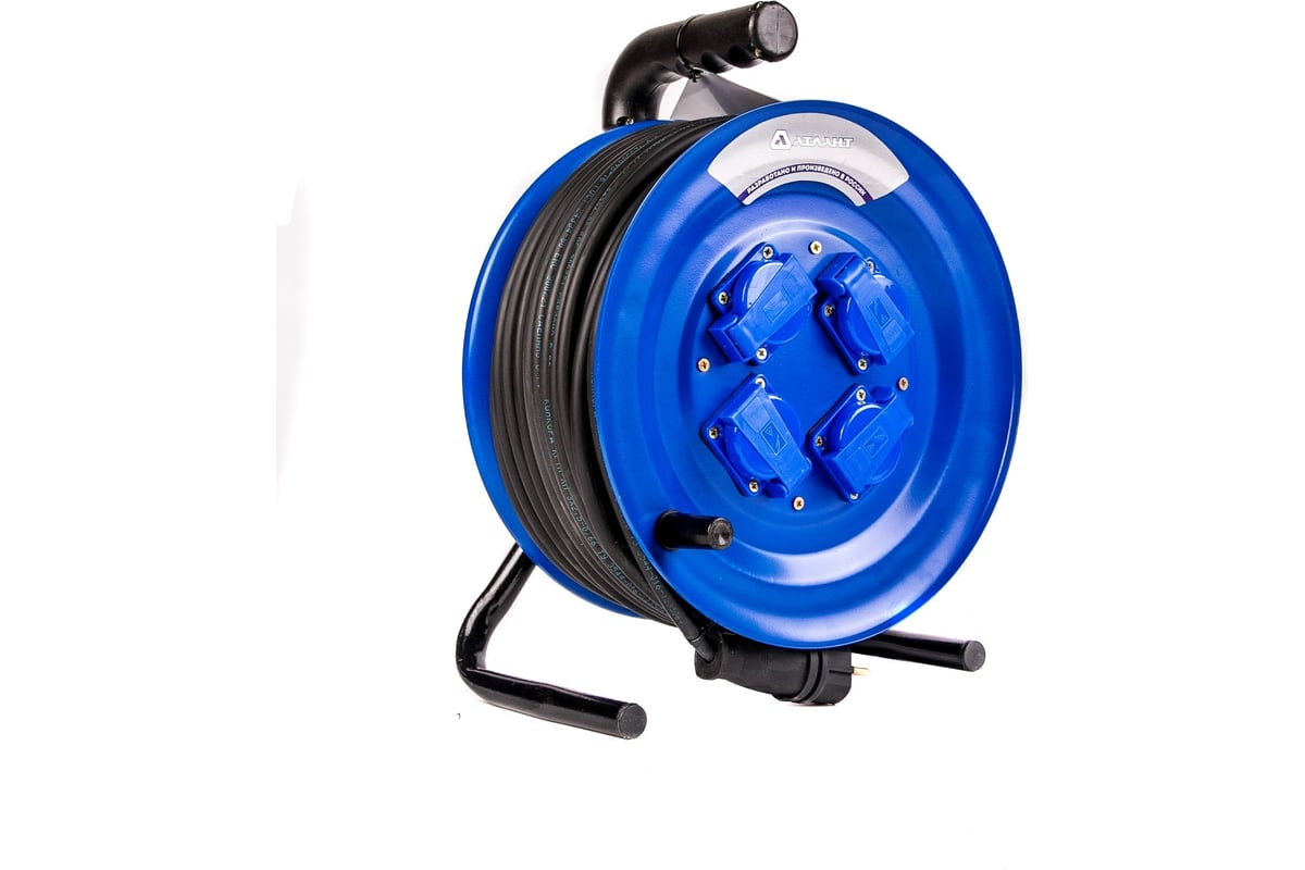 Силовой удлинитель на катушке АТЛАНТ КГ 3x1.5 30 м IP44 40014 ...