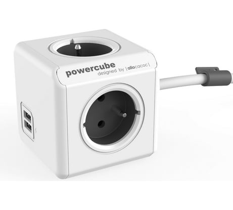 Сетевой удлинитель Allocacoc PowerCube Extended USB 3m cable 1407/DEEUPC