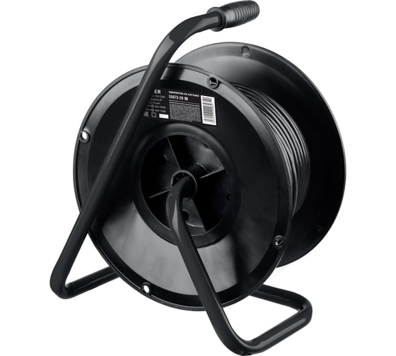 Удлинитель на катушке STAYER S 207 ПВС 2x0.75 20м 2200Вт 55073-20 55073-20_z02