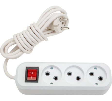 Сетевой улинитель ПЕРЕСВЕТ+ Р/С-3 с переключателем шнур-ПВС 2*1-3м 4620003921629