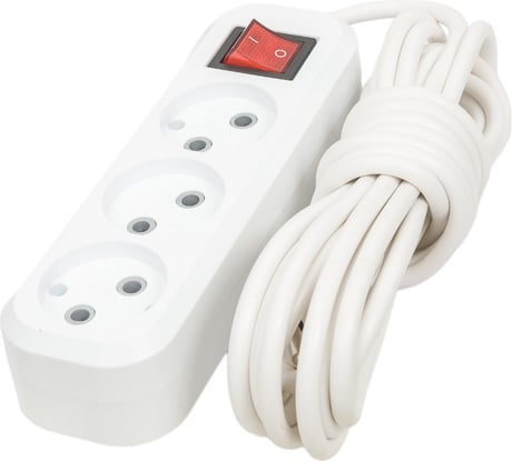 Сетевой улинитель ПЕРЕСВЕТ+ Р/С-3 с переключателем шнур-ПВС 2*1-5м 4620003921636