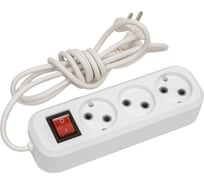 Сетевой улинитель ПЕРЕСВЕТ+ Р/С-3 с переключателем шнур-ПВС 2*0,75-2м 4620003920493