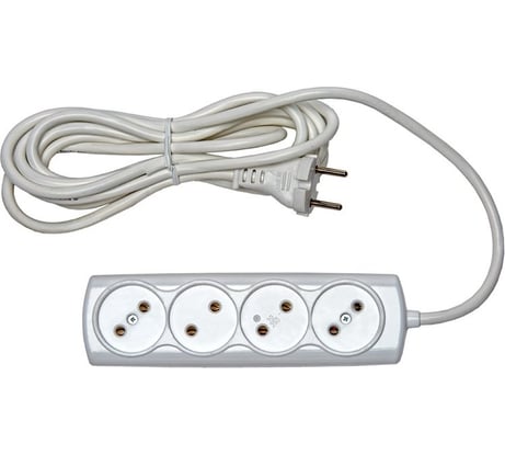 Бытовой удлинитель RUCELF 4 гнезда ПВС 2х0,75 RU-04-275-03S 00-00003131