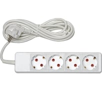 Бытовой удлинитель RUCELF 4 гнезда ПВС 3х0,75 RU-04-375-03PZ 00-00003157