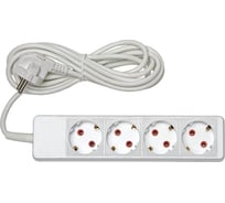 Бытовой удлинитель RUCELF 4 гнезда ПВС 3х0,75 RU-04-375-05PZ 00-00003158