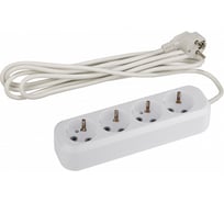 Удлинитель ЭРА UX-4e-5m Россия c заземлением, 3х0,75мм2, 4гн, 5м Б0023161