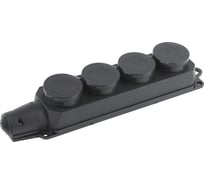 Колодка ЭРА K-4e-IP44 4гн, c заземлением, каучук, IP44 Б0030224