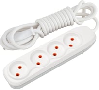 4-местный удлинитель Nilson без заземления, 3 м. 44130003