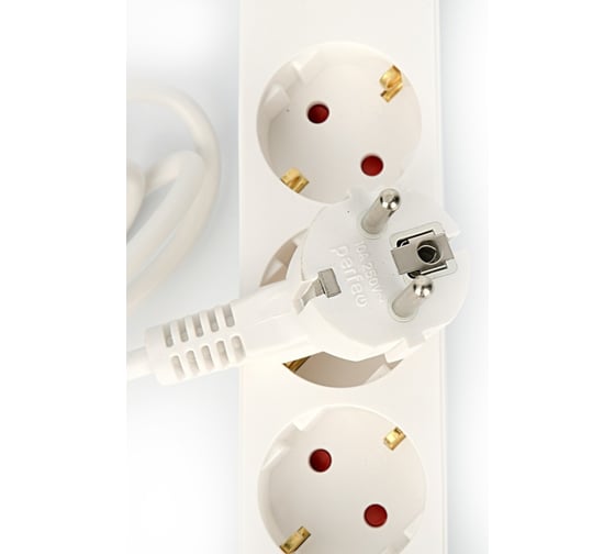Сетевой фильтр Perfeo "power spring", 2500w, 2,0м, 3 розетки PF_D0001 30017529