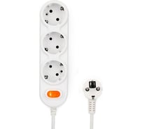 Удлинитель Power Cube PC 3м 3р с/з, с выкл. 16А/3,5кВт PC-Y-6-3S-3