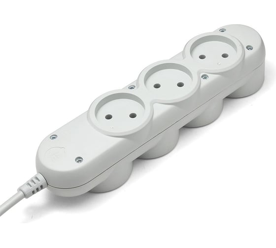 Удлинитель Power Cube PC 3м 4р-с/з+3р-б/з 10А/2,2кВт PC-Y-5-43-3
