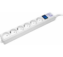 Фильтр-удлинитель Power Cube PC 5м 6р, бел. 16А/3,5кВт SPG(5+1)-16B-5М