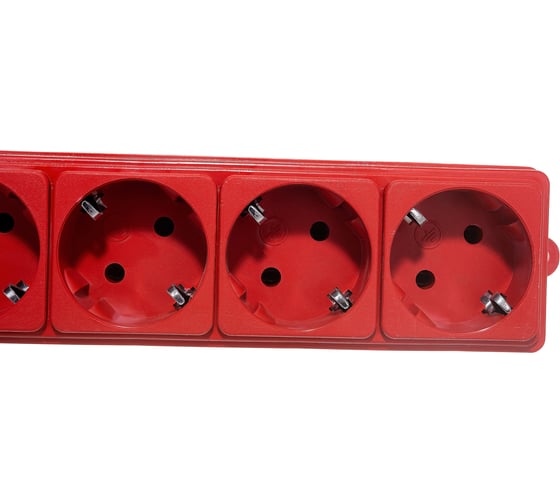 Фильтр-удлинитель Power Cube PC 3м 5р, красн. 10А/2,2кВт SPG-MXTR-14