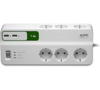 Сетевой фильтр APC Essential SurgeArrest 6 outlets with 5V PM6U-RS