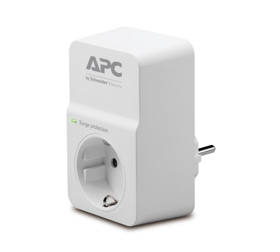 Сетевой фильтр APC Essential SurgeArrest 1 outlets, 16A, white PM1W-RS 1