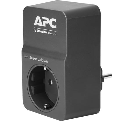 Сетевой фильтр APC Essential SurgeArrest 1 outlets, 16A, black PM1WB-RS