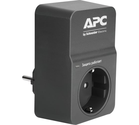 Сетевой фильтр APC Essential SurgeArrest 1 outlets, 16A, black PM1WB-RS