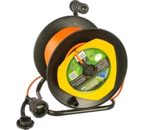 Удлинитель с выносной розеткой Партнер-Электро GardenLine б/з ПВС 2х0,75 6A 30м IP 44 UG101A-130BL