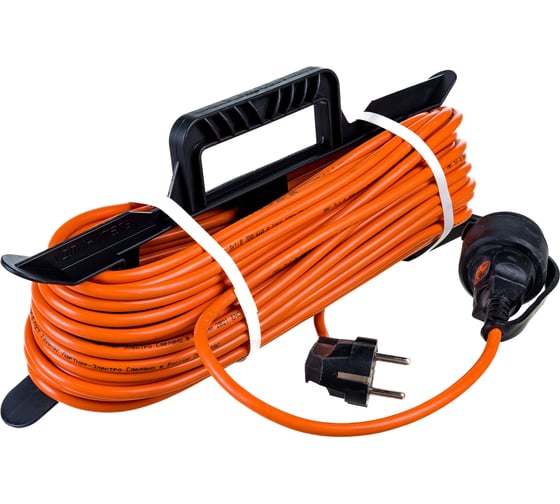 Удлинитель шнур Партнер-Электро GardenLine на рамке с/з ПВС 3х1 16A 30м IP 44 US205С-130OR
