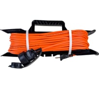 Удлинитель шнур Партнер-Электро GardenLine на рамке с/з ПВС 3х1,5 16A 10м IP 44 US206С-110OR