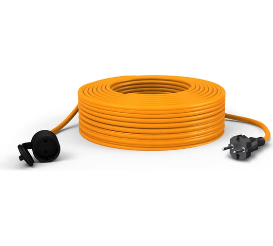 Удлинитель шнур Партнер-Электро GardenLine б/з ПВС 2х1 10A 10м IP 44 US102B-110OR