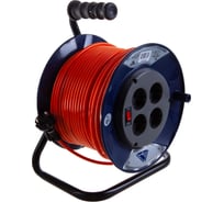 Удлинитель Партнер-Электро PowerLine 4 гн. б/з с выкл. ПВС 2х0,75 6A 50м UK201A-450DB