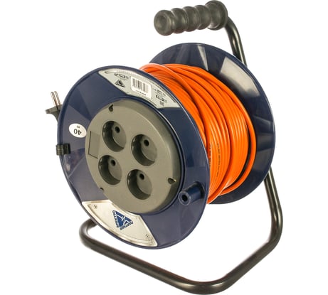 Удлинитель Партнер-Электро PowerLine 4 гн. б/з ПВС 2х0,75 ГОСТ 6A 40м UK101B-440DB