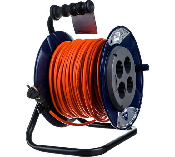 Удлинитель Партнер-Электро PowerLine 4 гн. б/з ПВС 2х0,75 ГОСТ 6A 30м UK101B-430DB